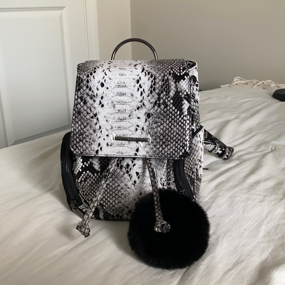 ALDO Snakeskin Mini Backpack
